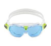 Aqua Sphere Seal Kid 2 MS5060000LB Lunettes de natation pour enfants - Vision sous-marine ultime, verres anti-rayures et hypoallergéniques unisexes pour enfants, verres teintés bleus, monture