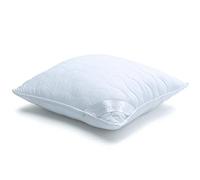 aqua-textil Ambiente Oreiller 80 x 80 cm Microfibre Oreiller en Fibres Creuses Respirant Fermeture éclair résistant à l'ébullition