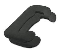 aqua-textil Classic Line Housse de Coussin Lot de 2 Fermeture Éclair Coton Ergo.150 Anthracite