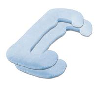 aqua-textil Classic Line Housse de Coussin Lot de 2 Fermeture Éclair Coton Ergo.150 Bleu Aqua