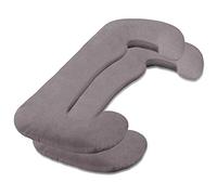 aqua-textil Classic Line Housse de Coussin Lot de 2 Fermeture Éclair Coton Ergo.150 Gris foncé