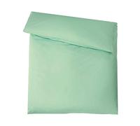 aqua-textil Luxury Ensemble literie à Combiner 220 x 240 cm Housse de Couette Menthe avec Fermeture à glissière de Marque YKK Coton maco Satin