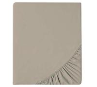 aqua-textil Luxury Linge de lit à Combiner 160 x 200 cm Drap-Housse Argent Drap de lit en Coton mako satiné