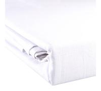 aqua-textil Noblesse Drap de lit sans élastique 150 x 250 cm Coton Blanc léger Couette d'été