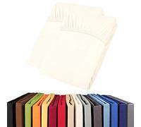 aqua-textil Viana Drap-Housse surmatelas revêtement lit sommier tapissier Coton 140x200-160x200 cm Blanc