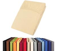 aqua-textil Viana Drap-Housse surmatelas revêtement lit sommier tapissier Coton 180x200-200x200 cm Naturel