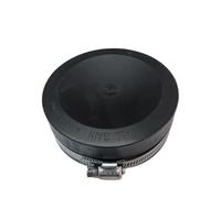 Aqua Universe - Bouchon de tuyau flexible de 10,2 cm avec clips durables et anti-fuites de 10,2 cm pour systèmes de plomberie, conduites d'eau, tuyaux de jardin, aquariums et projets de bricolage