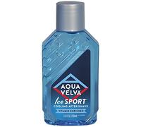 Aqua Velva Après-rasage rafraîchissant Ice Sport Cooling Blue - Parfum naturel - 103 ml (Ensemble de 6)