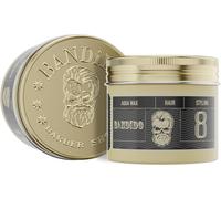 Aqua Wax Black 8 Extreme Hold-Men's Hair Wax-Structured Style Hair Gel-Long-Lasting Styling Wax-Maximum Shine Hair Pomade-125 Ml