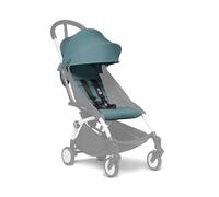 Pack couleur BABYZEN YOYO 6+, Aqua - Textile uniquement: Coussin d’assise, capote assortie et poche arrière zippée - Requiert un cadre YOYO2 (vendu séparément)
