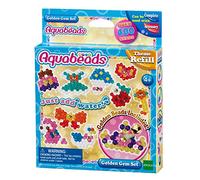 Aquabeads Schmuckstein Set, Bastelset, Basteln, Schmuckperlen, Glitzerperlen, Bastelperlen, 400 Perlen, 31048