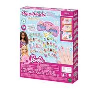Aquabeads - 35137 Barbie Nagelstudio, Kreatives Nageldesign, Bastelset für Beautyfans, kindersicher, ohne Bügeln oder Kleben, für Kinder ab 4 Jahren