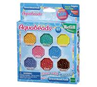 Aquabeads - 79178 - Ronde La recharge perles à facettes ancien packaging, Multicolore