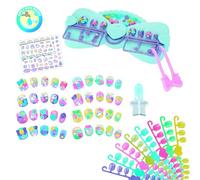 Aquabeads Kit d'ongles licorne - Comprend plus de 40 motifs d'ongles sur le thème de la licorne, à partir de 4 ans