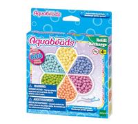 Aquabeads - La recharge pastel - Kit de loisirs créatifs - Activité manuelle enfants en toute autonomie - Recharge de perles qui collent avec de l'eau - Jouet enfant 4 ans et + - 31505