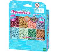 Aquabeads Recharge Perles aquarelles 35089 – Perles qui collent avec de l'eau, activité en autonomie, 4 ans+