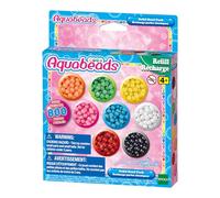 Aquabeads - La recharge perles classiques - Kit de loisirs créatifs - Activité manuelle enfants en toute autonomie - Recharge de perles qui collent avec de l'eau - Jouet enfant 4 ans et + - 31517
