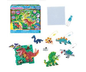 Aquabeads - La Terre des Dinosaures - Kit de Loisirs créatifs - Activité Manuelle Enfants en Toute autonomie - Coffret de Perles Qui collent avec de l'eau - Jouet Enfant 4 Ans et + - 31994