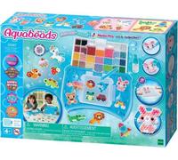 Aquabeads L'atelier d'initiation, Coffret 900 perles de 25 couleurs, perles qui collent avec de l'eau, 35087, Des 4 ans