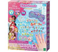 Aquabeads Le coffret de manucure des Princesses Disney, perles qui collent avec de l'eau, 35071, Dès 4 ans