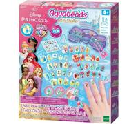 Aquabeads Le coffret de manucure des Princesses Disney, perles qui collent avec de l'eau, 35071, Des 4 ans