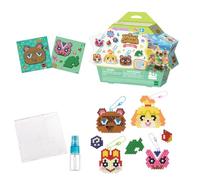 Aquabeads kit Animal Crossing: New Horizons, 800 perles de différentes formes et couleurs, perles qui collent avec de l'eau, 31832,