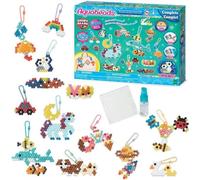 Aquabeads Mes porte-clés et suspensions, Coffret création, perles qui collent avec de l'eau, 35025, des 4 ans