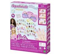 Mon coffret de manucure - AQUABEADS - Barbie - 40 ongles avec décorations - Dès 4 ans