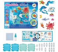 Aquabeads Coffret La vie aquatique – Perles qui collent avec de l'eau – Bleu – 4 ans+