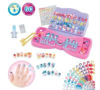 Aquabeads Nail Studio - Mon Studio d'ongles à décorer - Kit de Loisir créatif et activité Manuelle pour Enfants de 4 Ans et + - Jouet de manucure Enfants - 35027