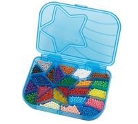 Aquabeads Pack de Recharge Méga avec Étui de Rangement, Plus de 2400 Perles à Fusionner à l'Eau