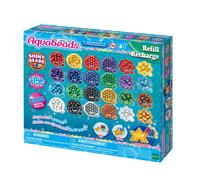 Aquabeads Recharge perles éclats – Coffret 2000 perles brillantes multicolore – 4+ – 31995