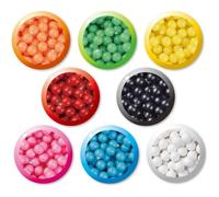 Aquabeads – Recharge perles classiques – 800 perles 8 couleurs – Collent à l'eau – 4 ans+