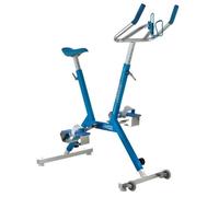 Aquabike Lanabike - Vélo Aquatique pour Piscine - Tout Bassin - Selle Ergonomique - Guidon Sport - Pédales Antidérapantes - Réglages Click & Turn - Bleu - Waterflex, Large, (WX-LANA-BL)