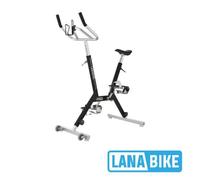 Aquabike Lanabike - Vélo Aquatique pour Piscine - Tout Bassin - Selle Ergonomique - Guidon Sport - Pédales Antidérapantes - Réglages Click & Turn - Noir - Waterflex, Large, (WX-LANA-BK)