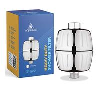 AquaBliss HD Filtre de douche à haut rendement - Dernier média de filtre avancé supérieur 30x - Filtre universel multi-étapes pour pommeau de douche pour produits chimiques, chlore, pesticides (SF500)