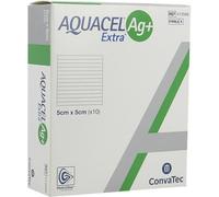Aquacel Ag+ Extra Pansement 5x5cm Pièces 10 (413566)