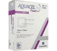 Aquacel Ag Foam Bandage Adhésif 10x10cm 10 Pièces