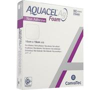 Aquacel Ag Foam Pansement Non-Adhésif 15x15cm 5 Pièces