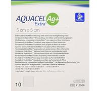 Aquacel Ag+ Extra Pansement 5x5cm Pièces 10 (413566)