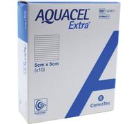 Aquacel Extra Pansement Hydrofiber Avec Renfort Fibre 5x5cm Pièces 10