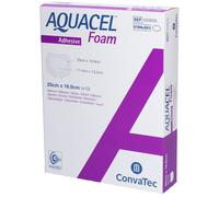 AQUACEL FOAM Adhésif Sacrum - Pansement hydrocellulaire adhésif siliconé 20 x 16,9 cm Pansement(S) 10 pc(s)