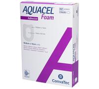 AQUACEL FOAM Adhésif Talon - Pansement hydrocellulaire adhésif siliconé 19,8 x 14 cm Pansement(S) 10 pc(s)