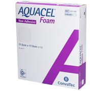 AQUACEL FOAM Non Adhésif - Pansement hydrocellulaire Adhésif, stérile. 17,5 cm x Pansement(S) 10 pc(s)