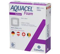 Aquacel™ Foam Pansements adhésifs 8 x 8cm 420804 Mousse(S) 10 pc(s)