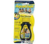 50 bandelettes d'analyse piscine AquaChek Chlore/pH Jaune/Bleu