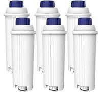 AquaCrest AQK-11 Remplacement compatible du filtre à eau de la machine à café pour DeLonghi DLSC002, SER3017 & 5513292811 - y compris les versions de l'ECAM, (6)