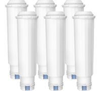 AQUACREST Filtre de remplacement pour Melitta® Cartouche filtrante, Nivona® Cartouche filtrante à eau, Melitta® Pro Aqua, Krups® F088, Nivona® Café Romatica, Bosch®, (6)