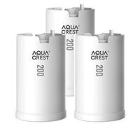 AQUACREST FMC303X Replacement Faucet Water Filter, Compatible with Dupont WFFMC303X, WFFMC300X Faucet Mount Water Filtration Cartridge, 200-Gallon (Pack of 3)
