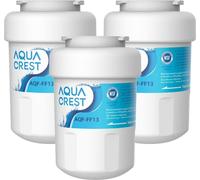 AQUACREST MWF Filtre à eau pour réfrigérateur, remplacement pour GE® SmartWater MWF MWFA MWFP GWF GWFA GWF01 101057A 101300A (3)